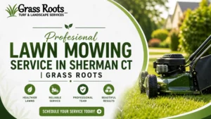 Professional Lawn Mowing Service in Sherman CT | Grass Roots